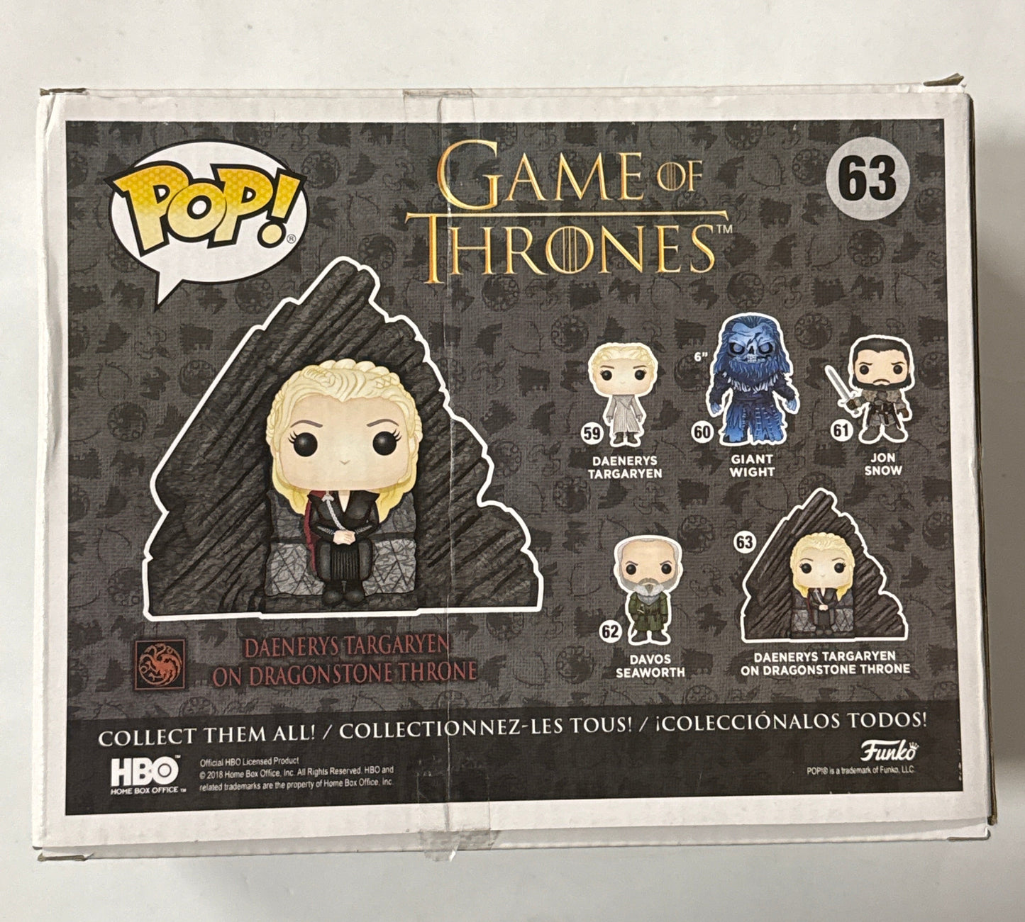 A Game of Thrones - Daenerys Targaryen Dragonstone Throne Pop! Deluxe #63