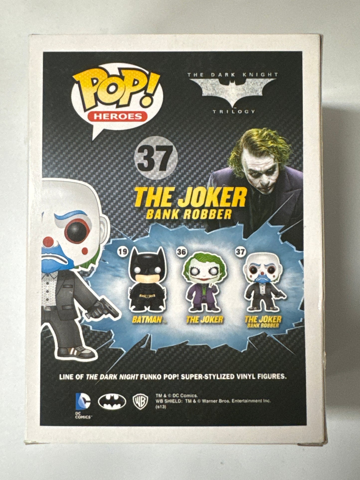 The Dark Knight Trilogy - The Joker Bank Robber Pop! Vinyl #37