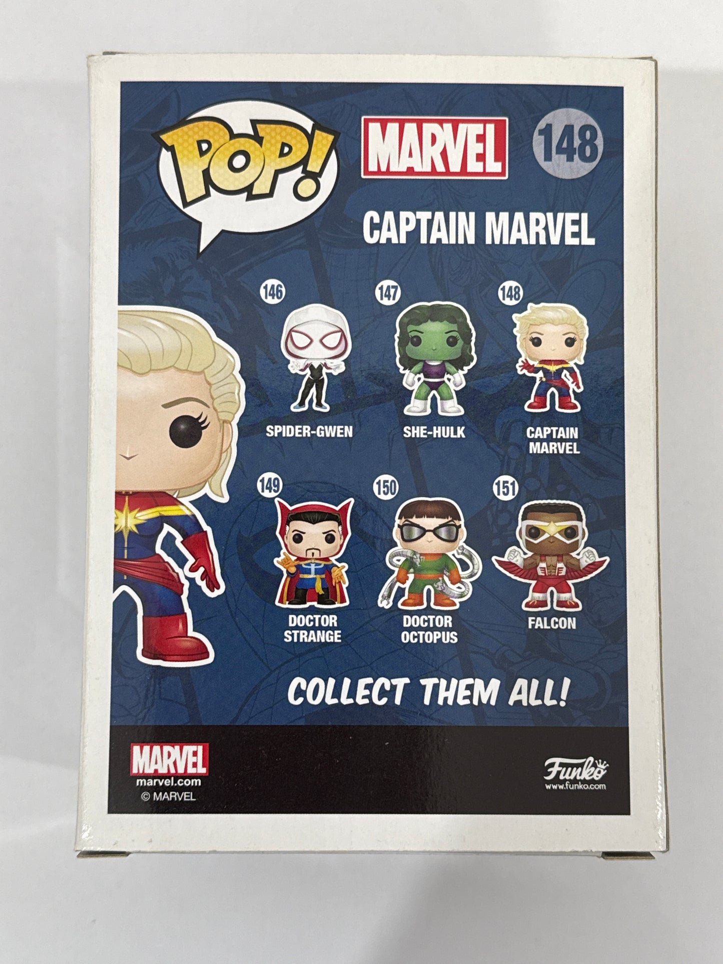 Marvel - Captain Marvel (Unmasked) POP! Vinyl #148