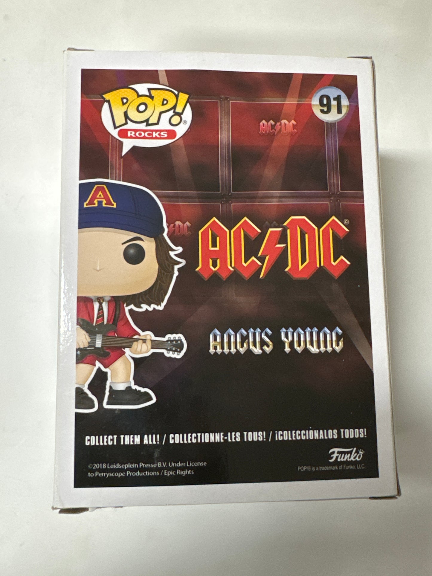 AC/DC - Angus Young Red Jacket US Exclusive Pop! Vinyl #91