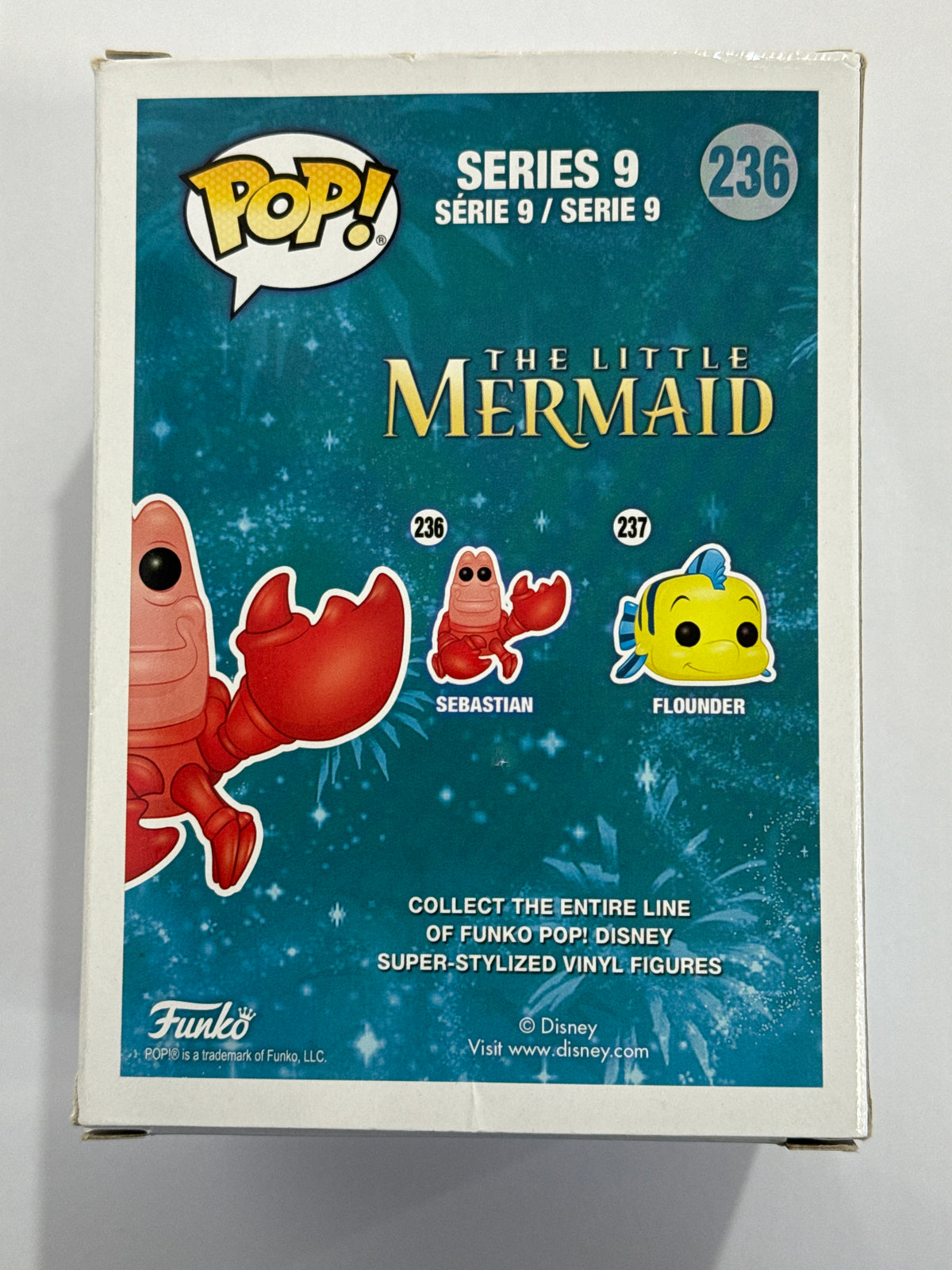 The Little Mermaid - Sebastian Pop! Vinyl #236
