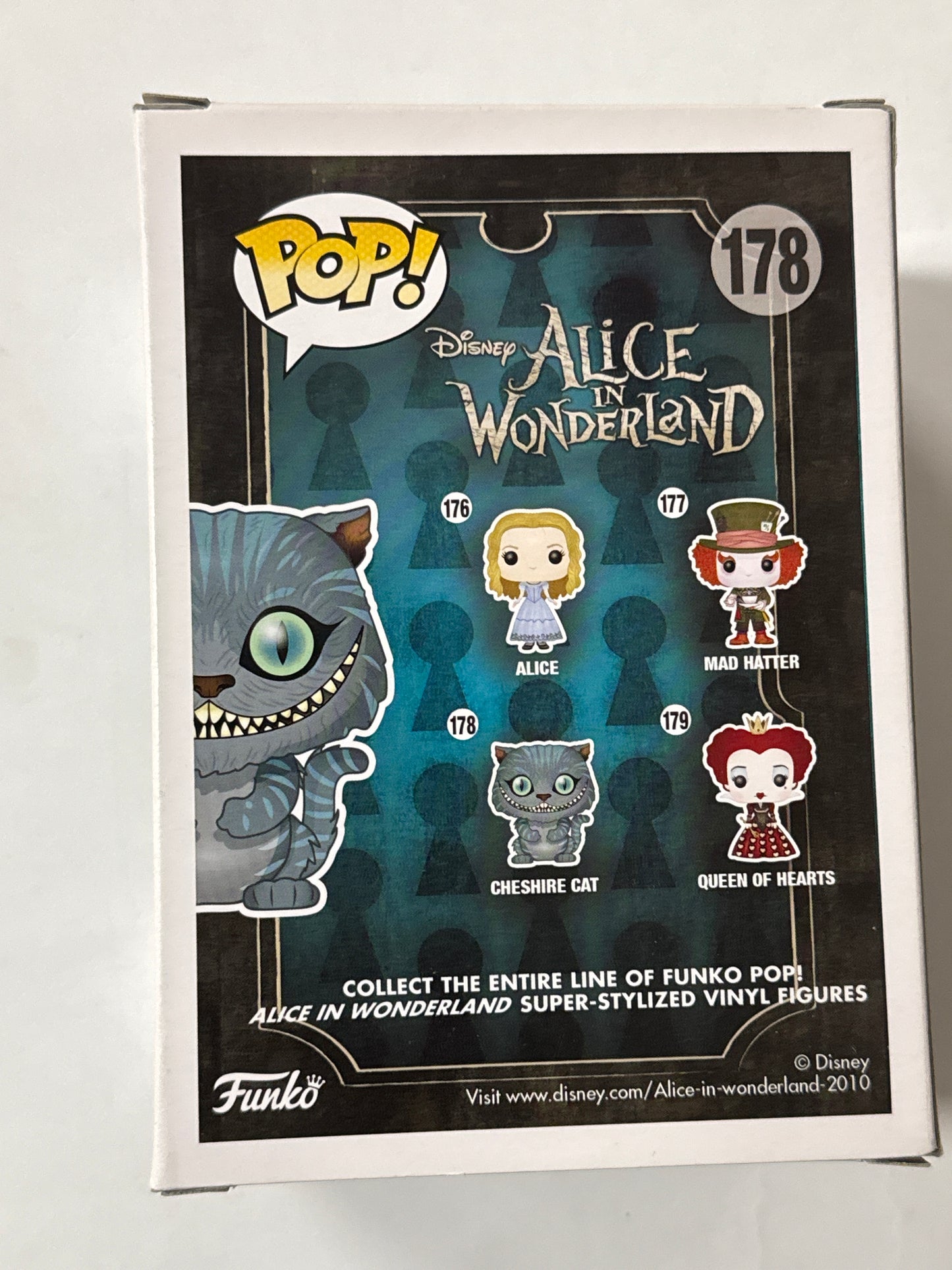 Alice in Wonderland - Cheshire Cat Flocked  US Exclusive POP! Vinyl #178