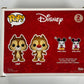Disney - Chip & Dale Flocked 2017 SDCC US Exclusive  2-Pack Pop! Vinyl