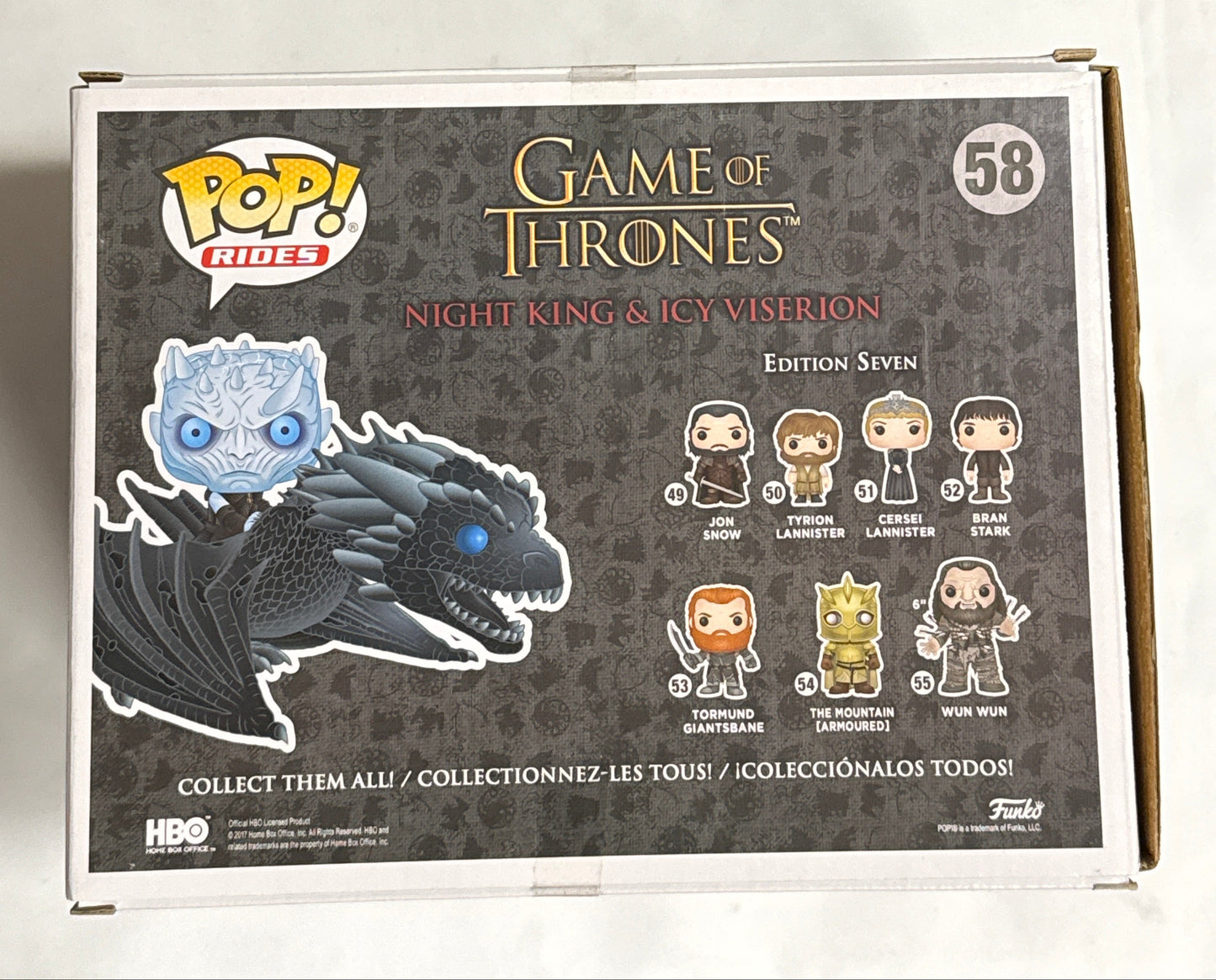 A Game of Thrones - Night King on Dragon Pop! Ride #58