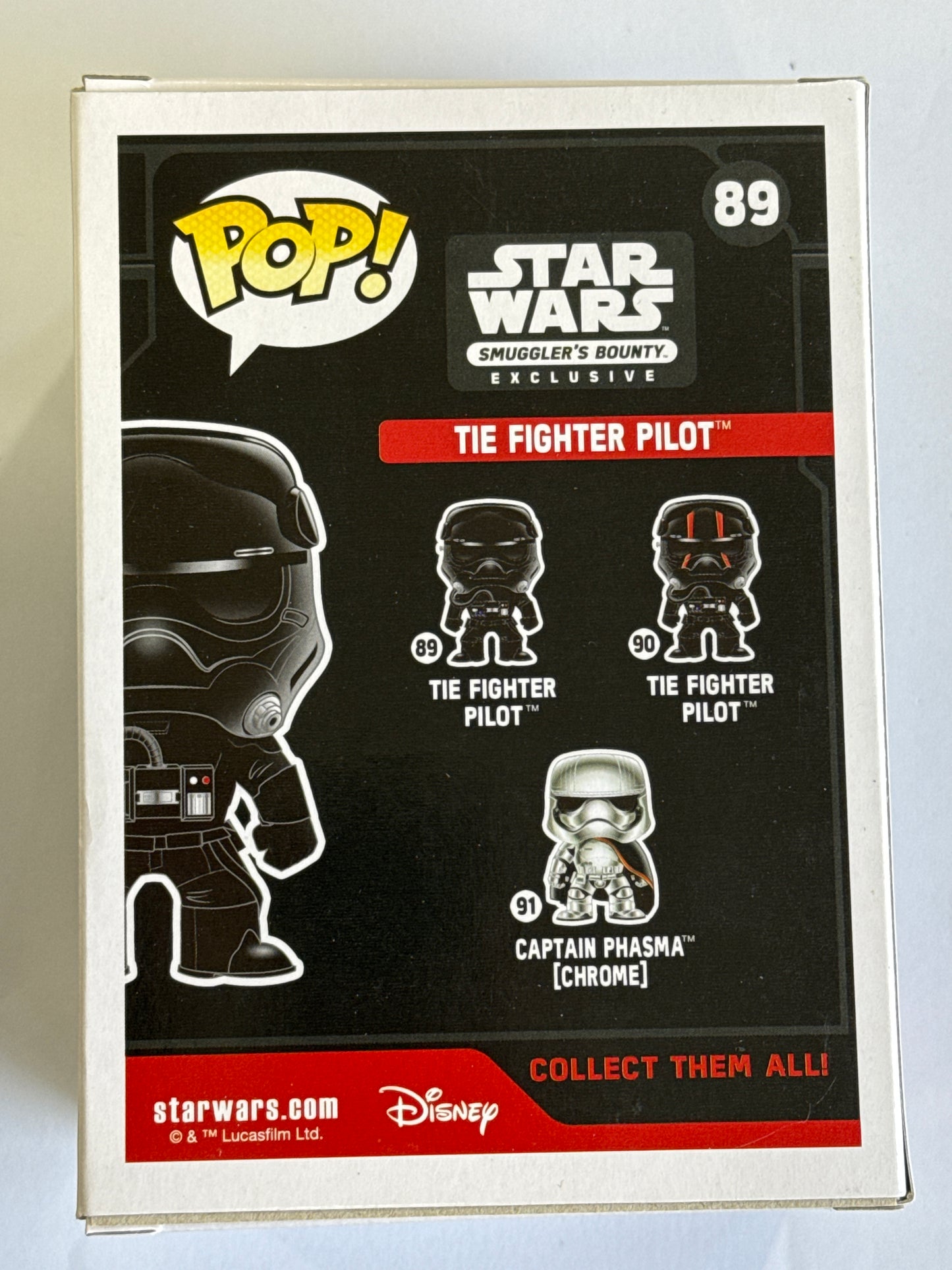 Star Wars - Tie Fighter Pilot Smugglers Bounty Excusive Pop Vinyl #89