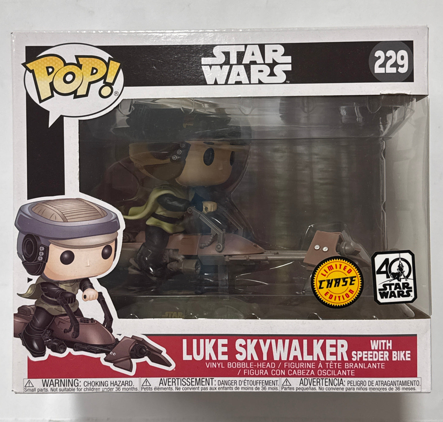 Star Wars -  Luke Skywalker with Speeder Bike Pop! Ride #229