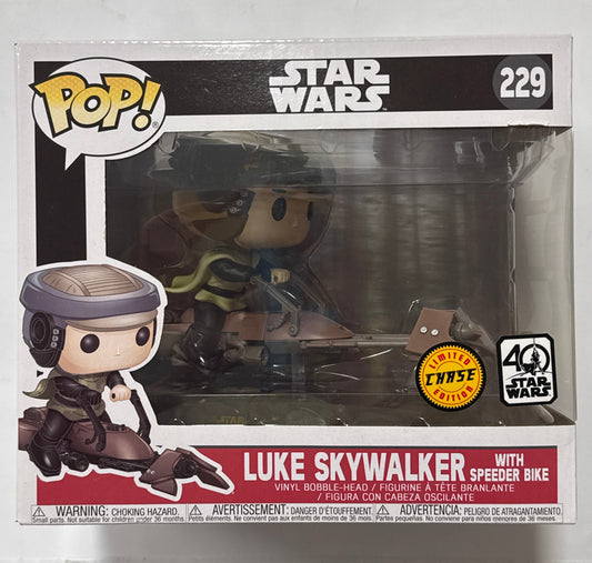 Star Wars -  Luke Skywalker with Speeder Bike Pop! Ride #229