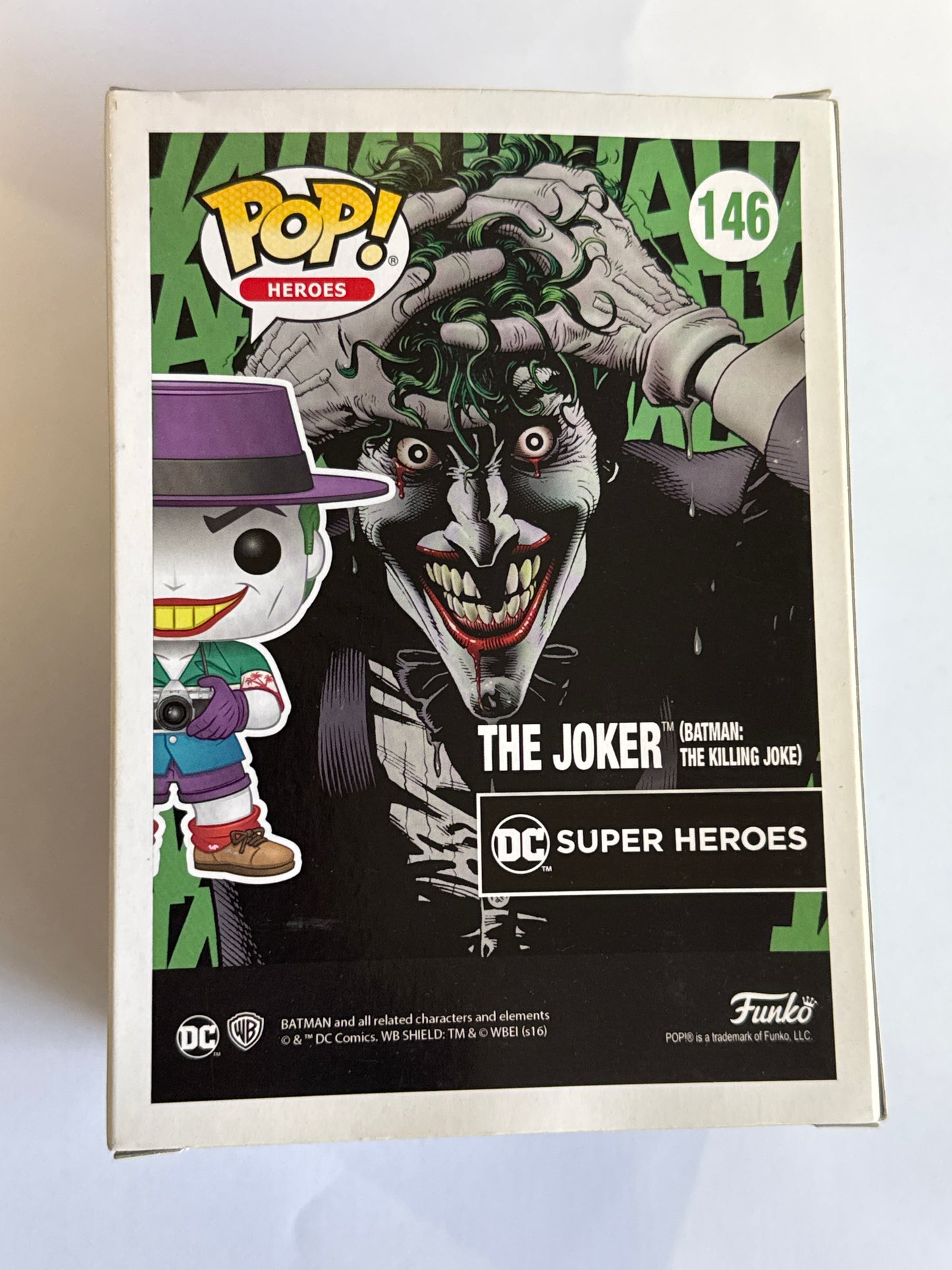 DC Super Heroes - The Joker (Batman: The Killing Joke) 2016 NYCC POP! Vinyl #146