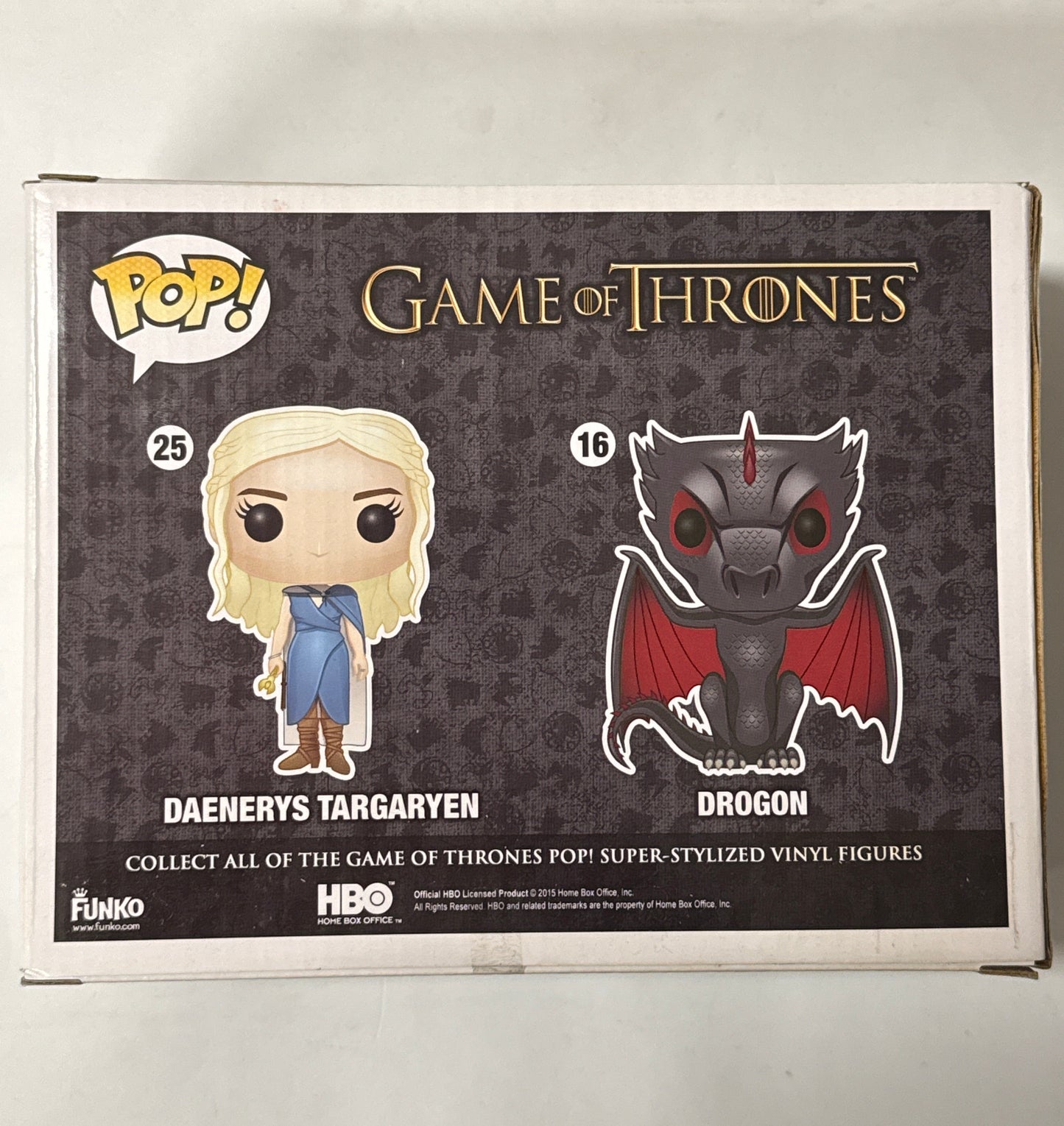 Game Of Thrones - Daenerys & Drogon Metallic 2 Pack Pop Vinyl