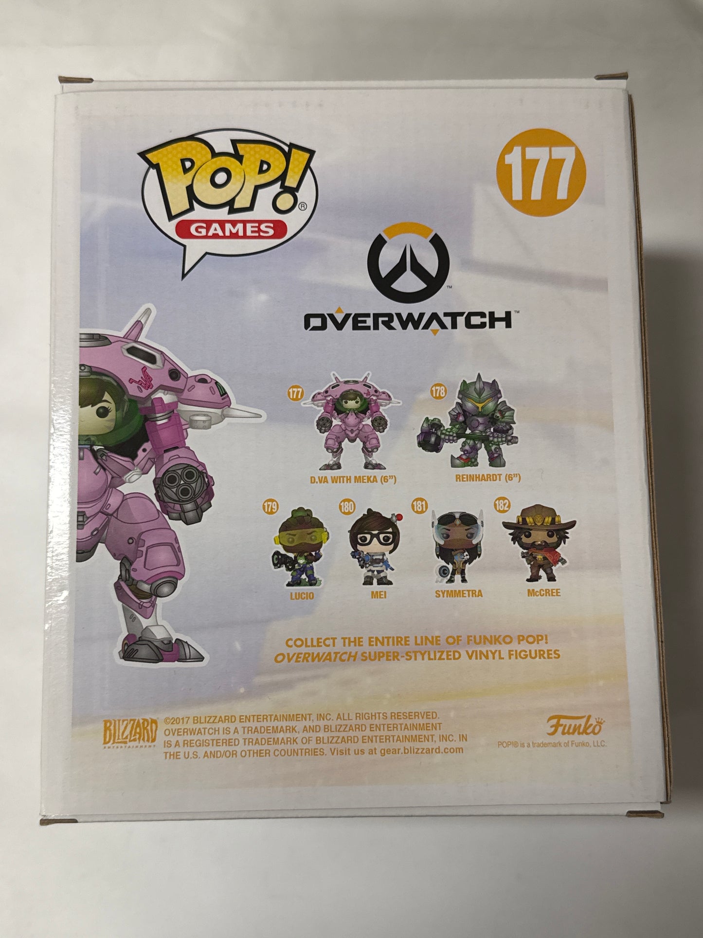 Overwatch - D.Va & MEKA (Carbon Fibre) US Exclusive 6" Pop! Vinyl #177