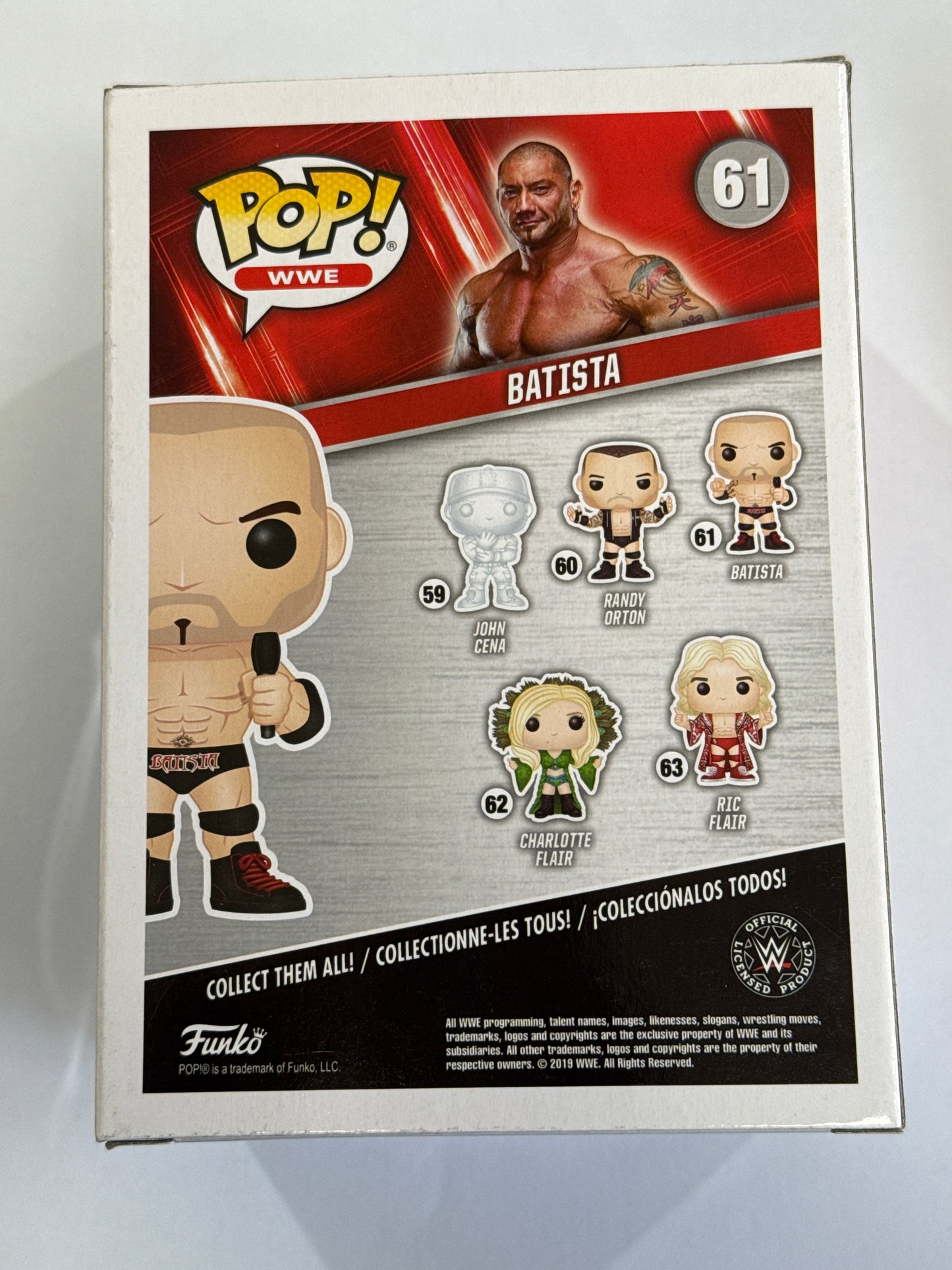 WWE - Dave Batista Pop! Vinyl #61