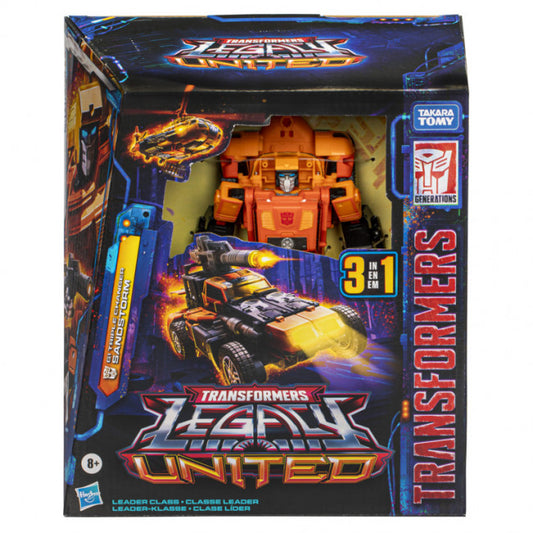 Transformers Legacy United: Leader Class - G1 Triple Changer Sandstorm