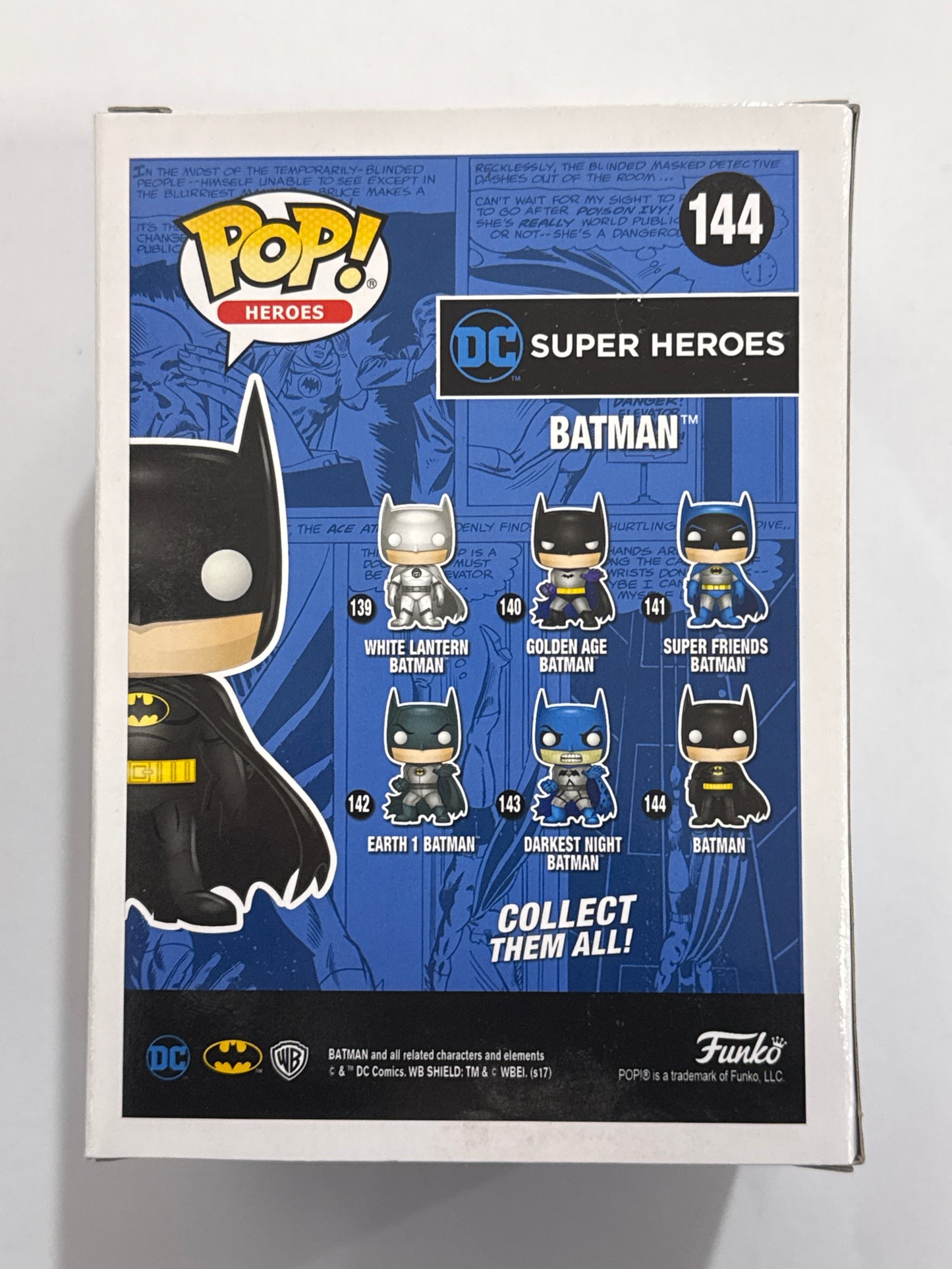 Batman - Black Chrome Batman 2017 New York US Exclusive Pop! Vinyl #144