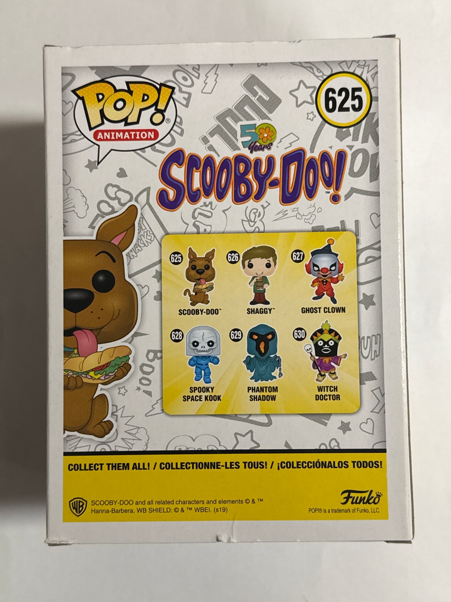 Scooby Doo - Scooby Doo with Sandwhich Pop! Vinyl #625