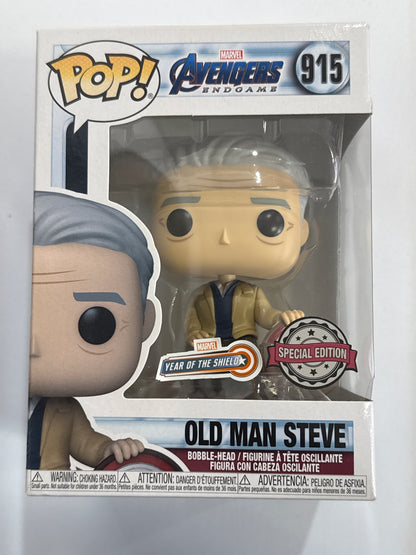 Avengers 4: Endgame - Old Man Steve  US Exclusive Pop! Vinyl #915