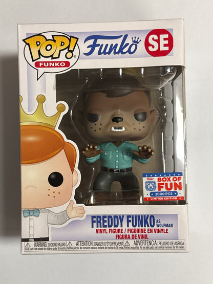 Freddy Funko - Freddy Funko as Wolfman Box of Fun Exclusive Pop Vinyl