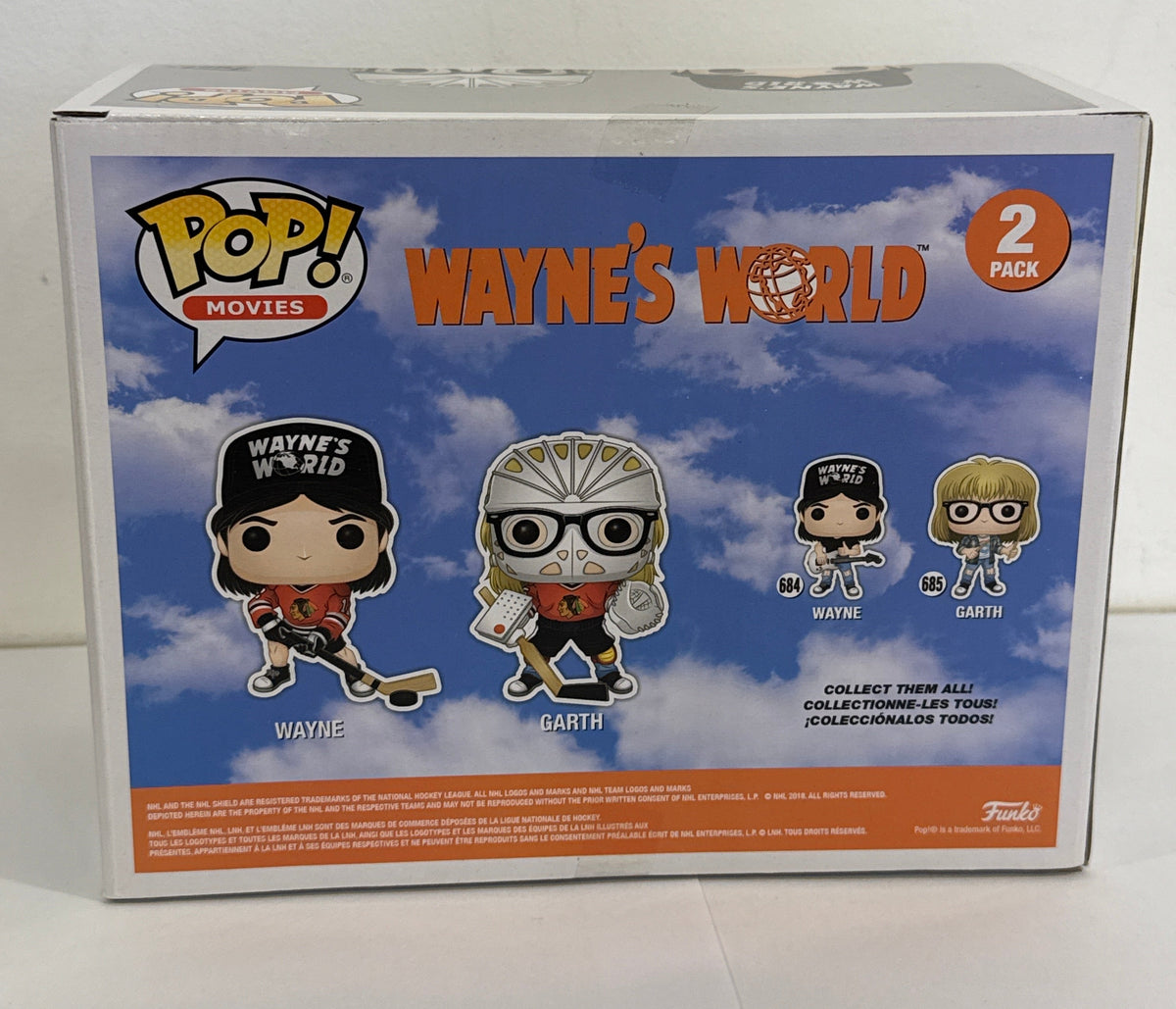 Waynes World - Wayne and Garth (Hockey) 2 Pack Pop Vinyl