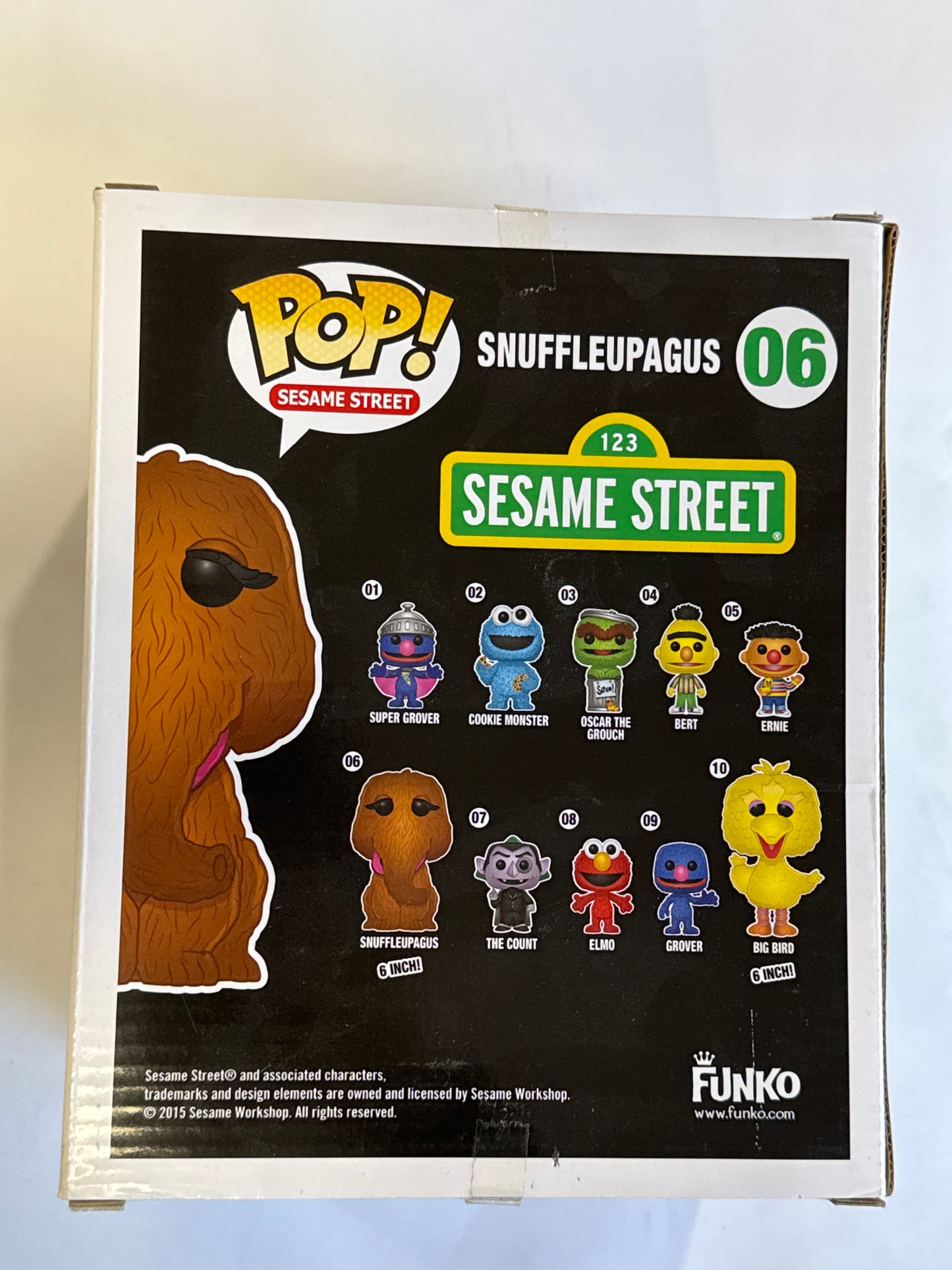 Sesame Street - Snuffleupagus (Flocked) 2015 Summer Convention Exclusive 6" Pop Vinyl #06