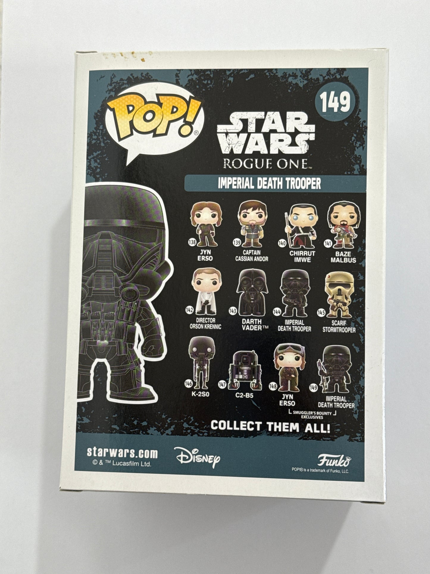 Star Wars - Imperial Death Trooper Rogue One Smuggler's Bounty Exclusive Pop! Vinyl #149