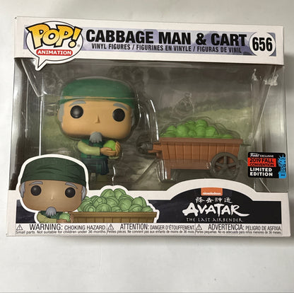 Avatar The Last Airbender - Cabbage Man & Cart NYCC 2019 US Exclusive Pop! Vinyl 2-pack