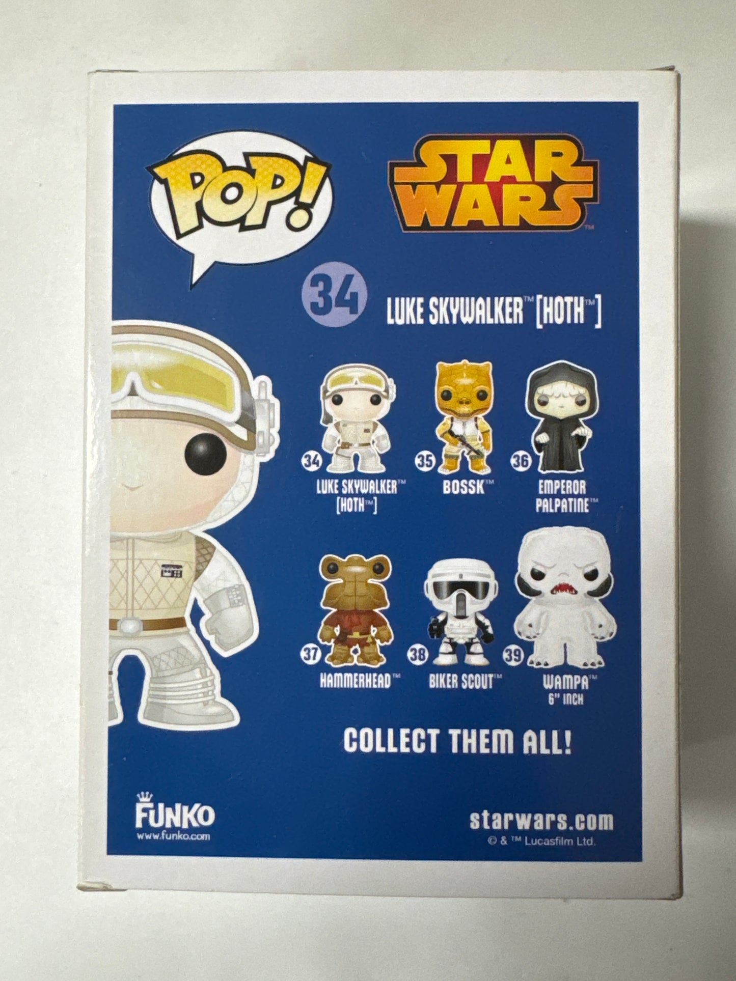 Star Wars - Luke Skywalker (Hoth) Pop Vinyl #34