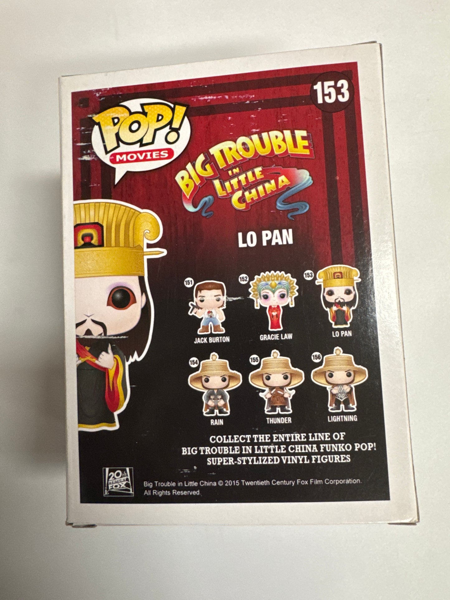 Big Trouble in Little China - Lo Pan Pop Vinyl #153