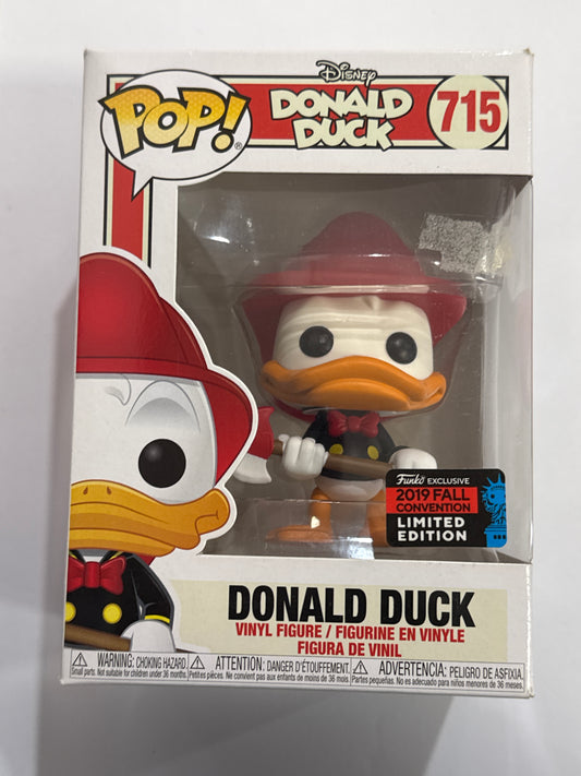Disney - Donald Duck Fireman 2019 NYCC Exclusive Pop! Vinyl #715