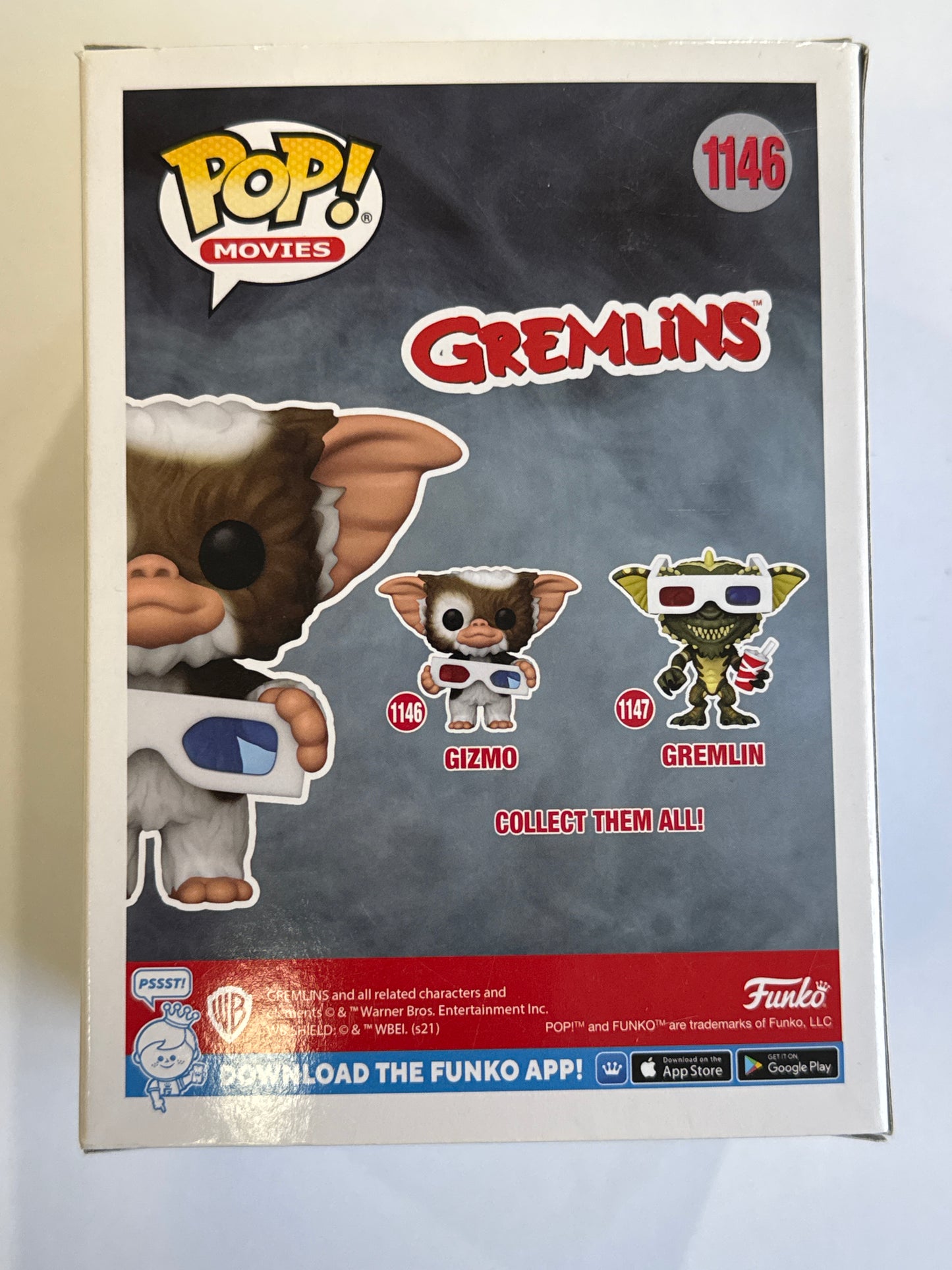 Gremlins - Gizmo with 3D Glasses Pop! Vinyl #1146