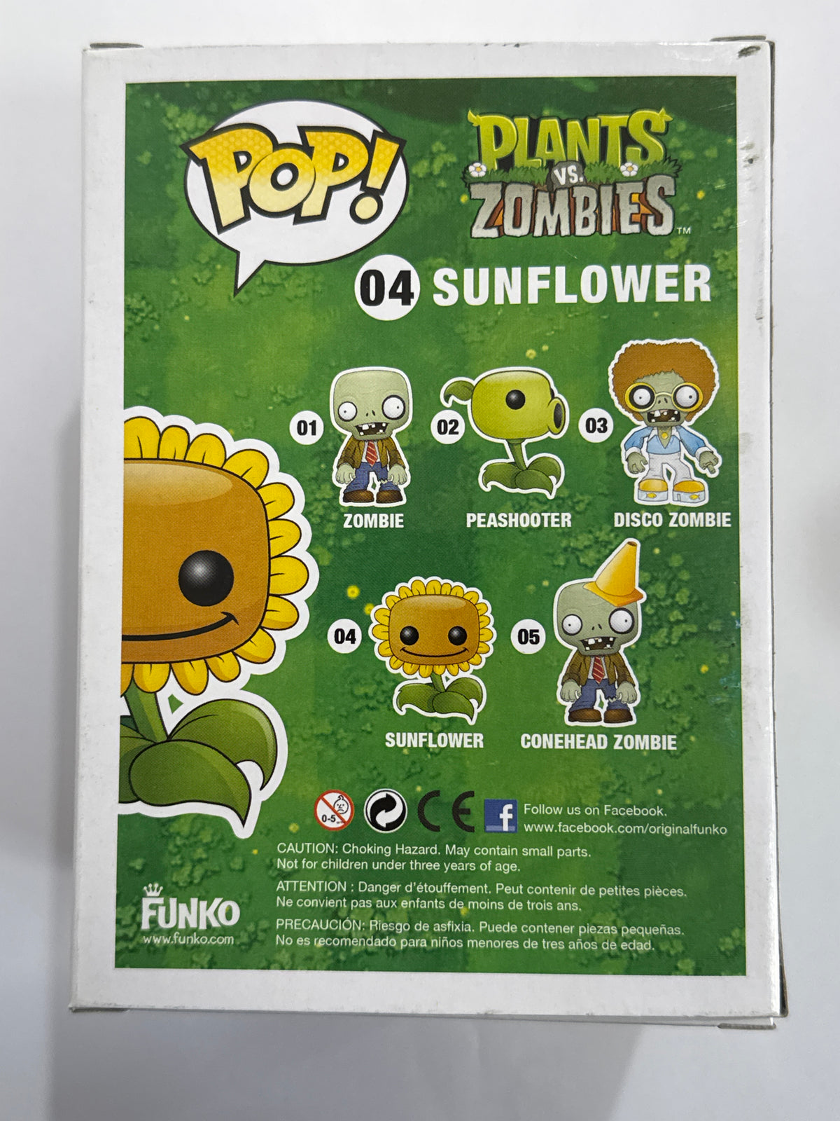 Plants vs Zombies - Sunflower Pop Vinyl #04