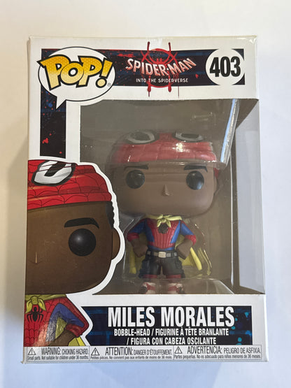 Spider-Man: Into the Spider-Verse - Miles Morales with Cape Pop! Vinyl #403