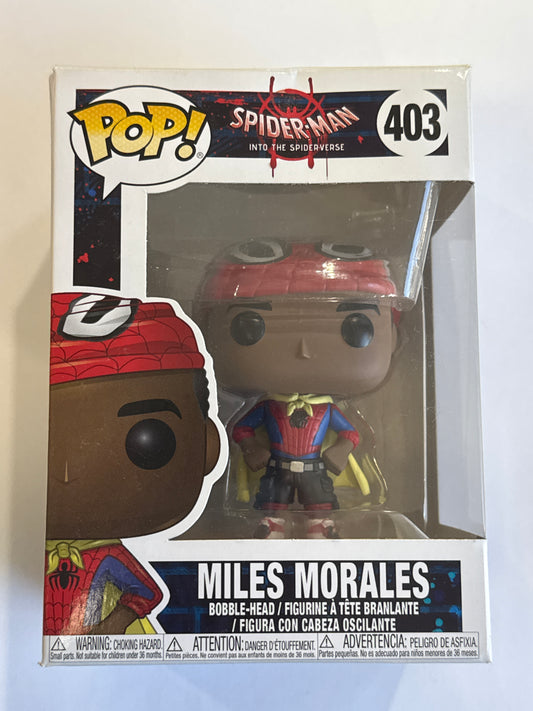 Spider-Man: Into the Spider-Verse - Miles Morales with Cape Pop! Vinyl #403