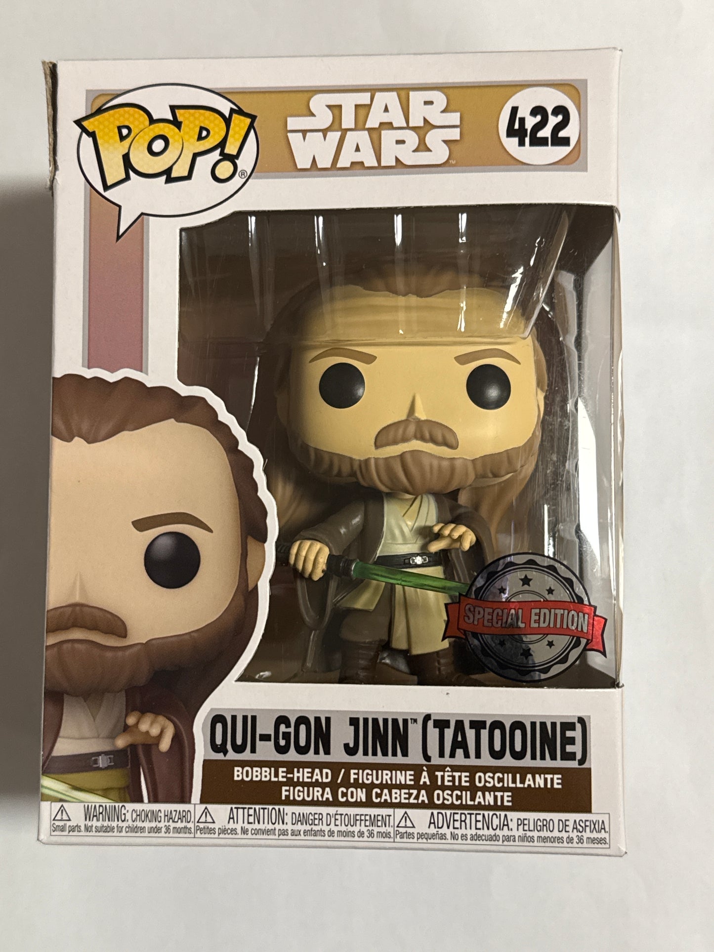 Star Wars: Across the Galaxy - Qui-Gon Jinn US Exclusive Pop! Vinyl #422