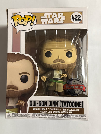 Star Wars: Across the Galaxy - Qui-Gon Jinn US Exclusive Pop! Vinyl #422