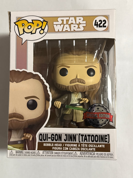 Star Wars: Across the Galaxy - Qui-Gon Jinn US Exclusive Pop! Vinyl #422