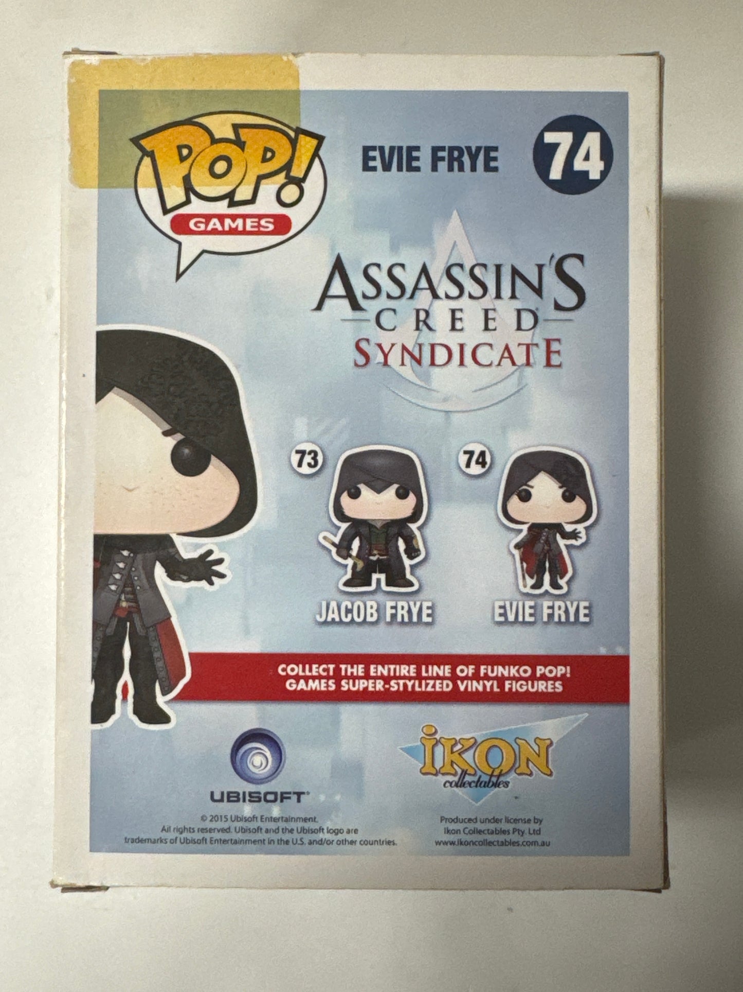 Assassians Creed Syndicate  - Evie Frye Pop Vinyl #74