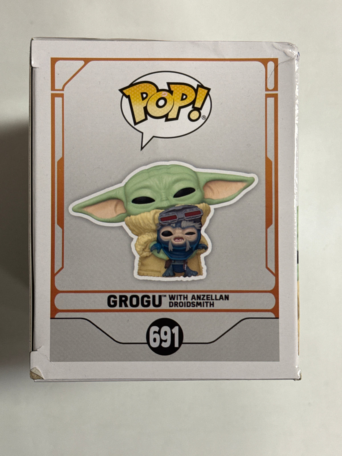 Star Wars: Mandalorian - Grogu with Anzellan  Driodsmith US Exclusive Pop! Vinyl #691