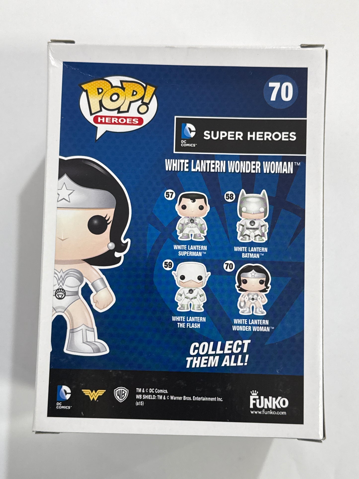 DC Super Heroes White Lantern Wonder Woman US Exclusive Pop! Vinyl #70