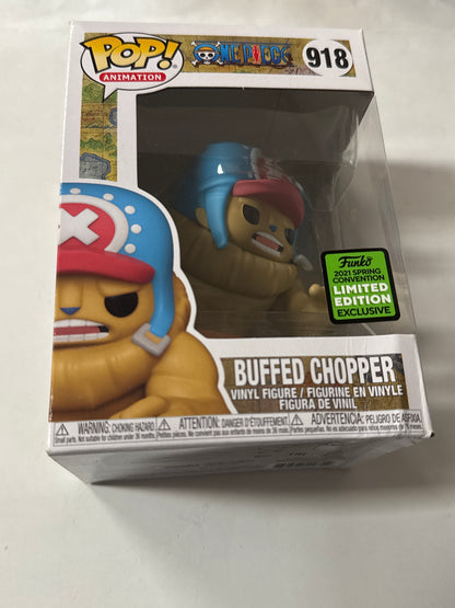 One Piece - Chopper Buffed ECCC 2021 US Exclusive Pop! Vinyl #918