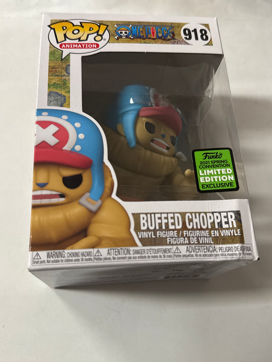 One Piece - Chopper Buffed ECCC 2021 US Exclusive Pop! Vinyl #918