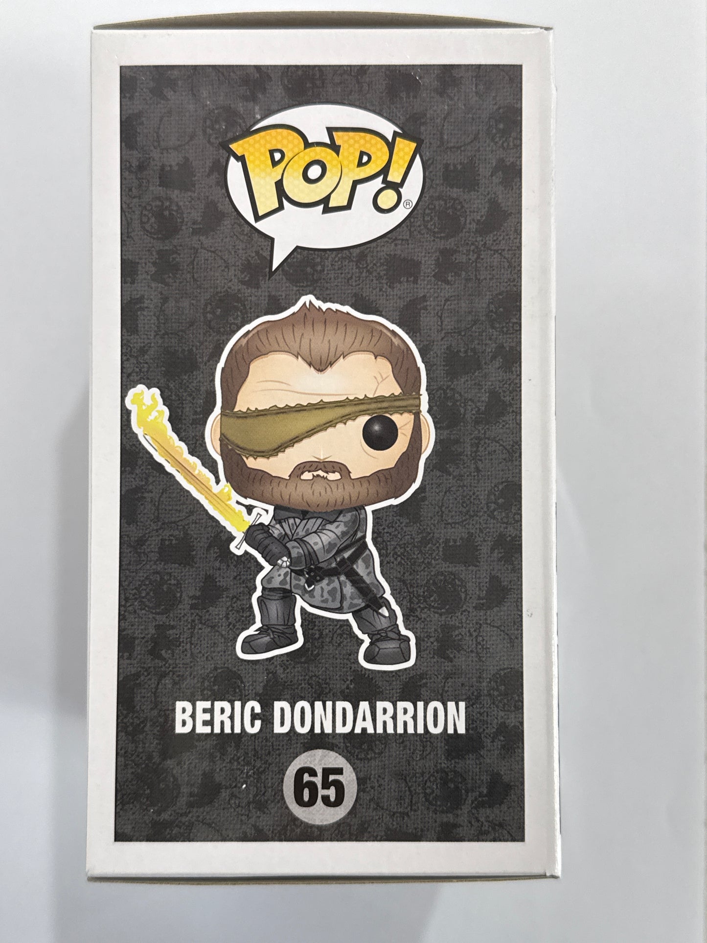 Game of Thrones - Beric Dondarrion with Flame Sword 2018 New York Fall Convention Pop! Vinyl #65