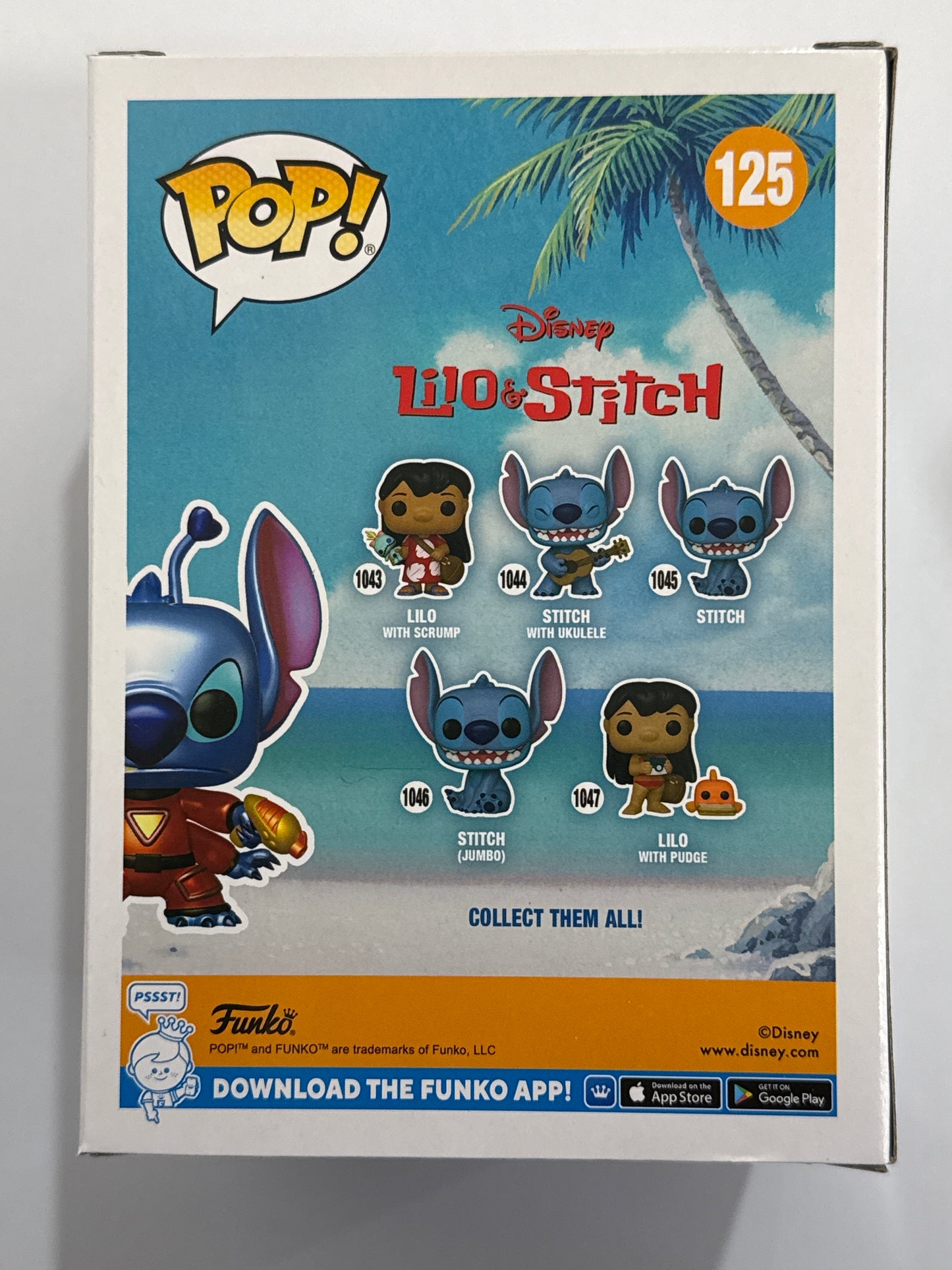 Lilo & Stitch - Stitch 626 (Metallic) Pop Vinyl #125