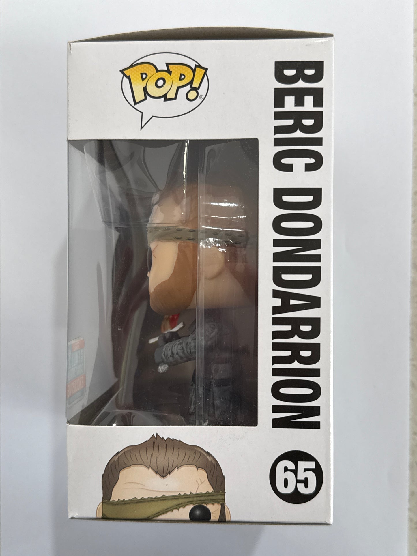 Game of Thrones - Beric Dondarrion with Flame Sword 2018 New York Fall Convention Pop! Vinyl #65