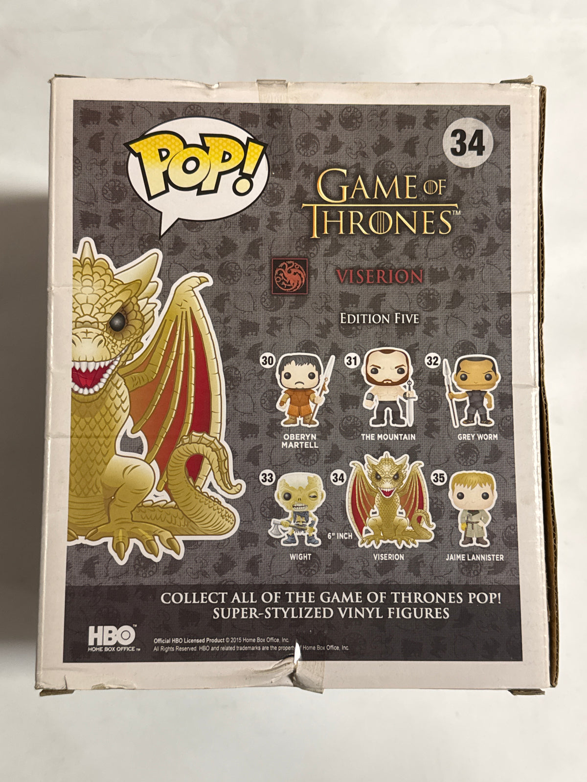A Game of Thrones - Viserion 6" Pop! Vinyl #34