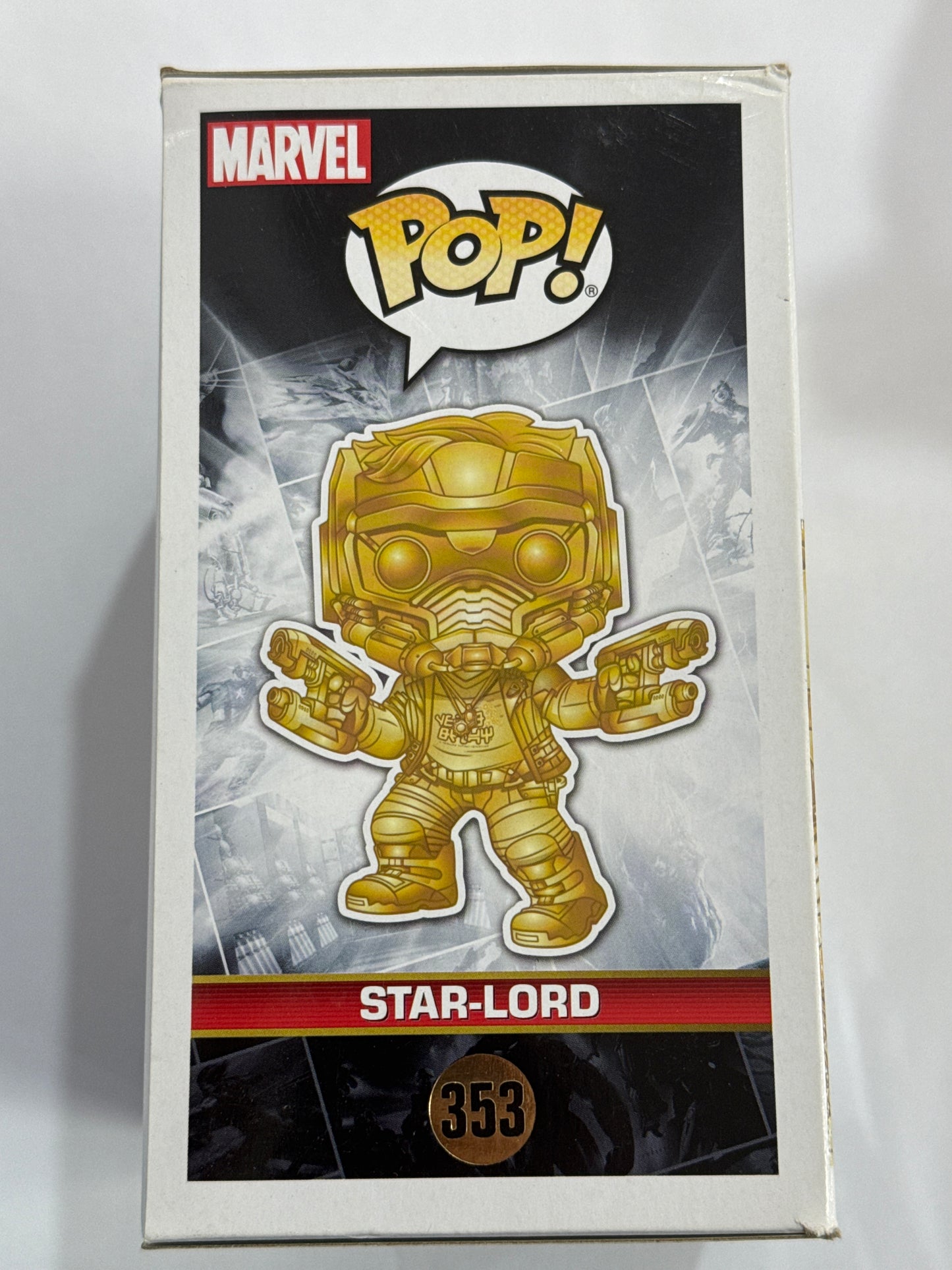 Marvel Studios - Star-Lord (Gold Chrome) Pop! Vinyl #353