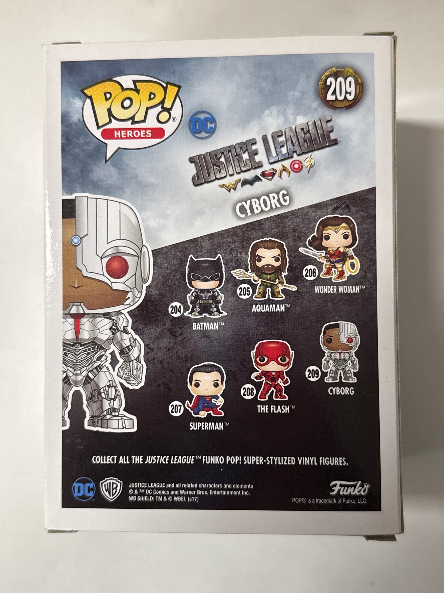 Justice League - Cyborg Pop! Vinyl #209