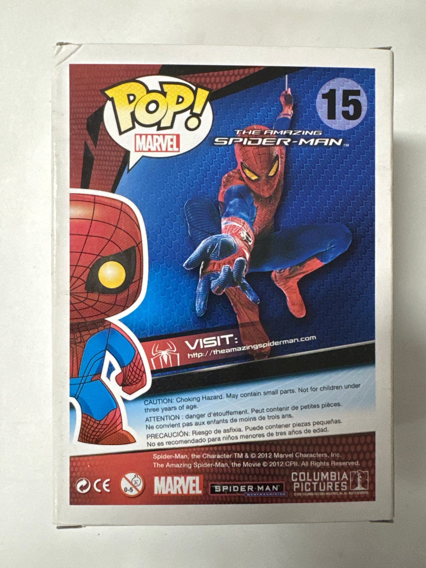 The Amazing Spider-Man - Spider-Man Metallic (Gold Eyes) Pop Vinyl #15