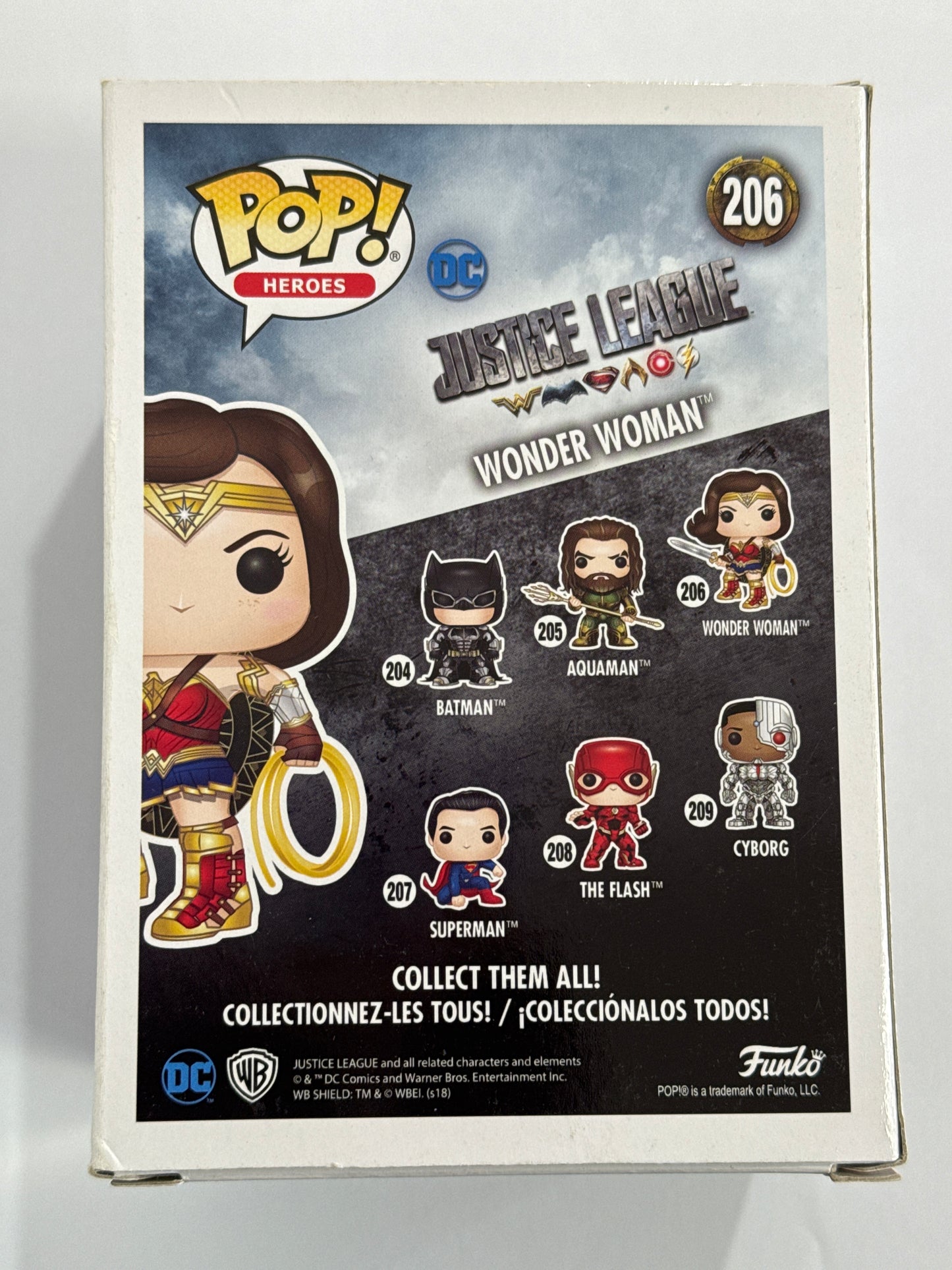 Justice League (2017) - Wonder Woman Pop! Vinyl #206