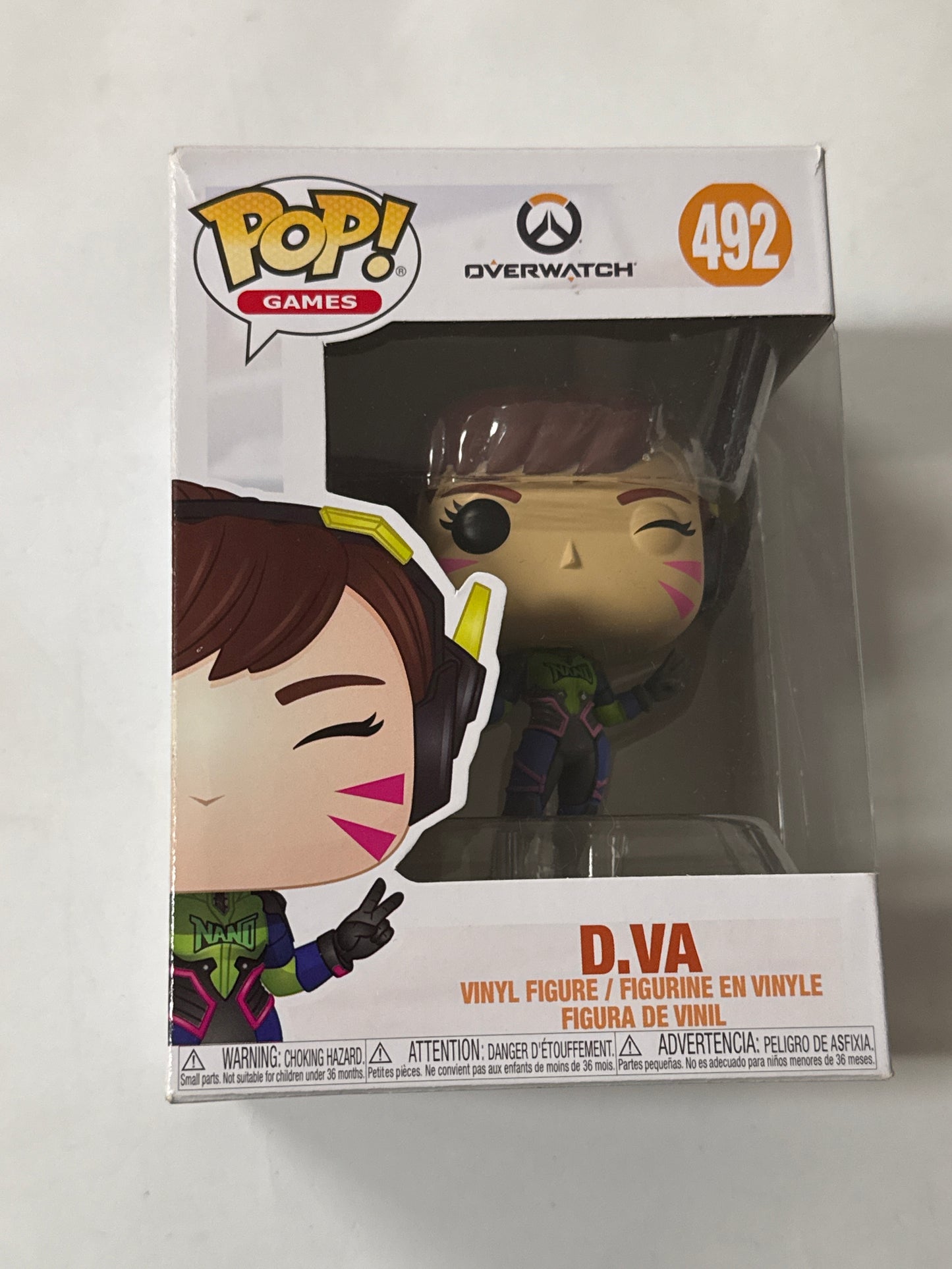 Overwatch -  D.Va Nano Cola US Exclusive Pop! Vinyl #492