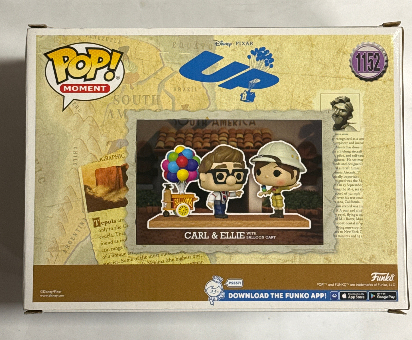 Up (2009) - Carl & Ellie w/Balloon Cart US Exclusive Pop! Moment #1152