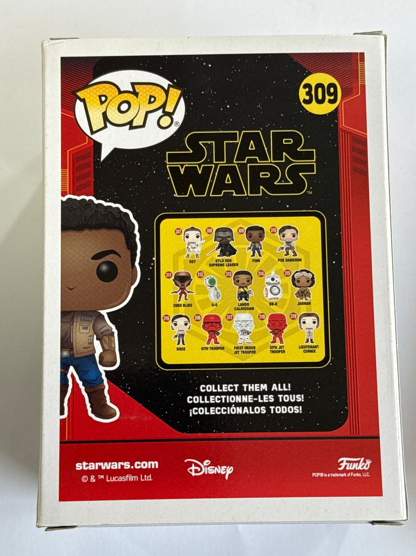 Star Wars - Finn Episode IX Rise of Skywalker Pop! Vinyl #309